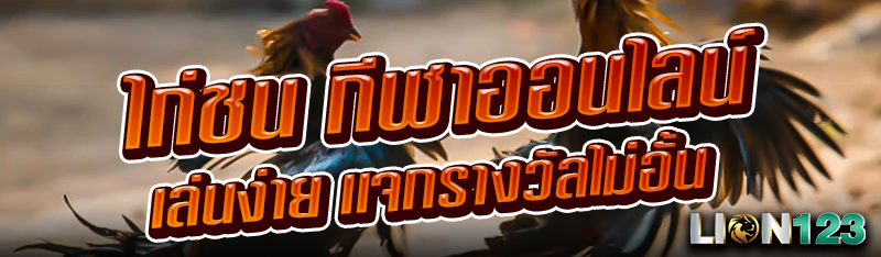 ไก่ชน กีฬาออนไลน์ เล่นง่าย เเจกรางวัลไม่อั้น
